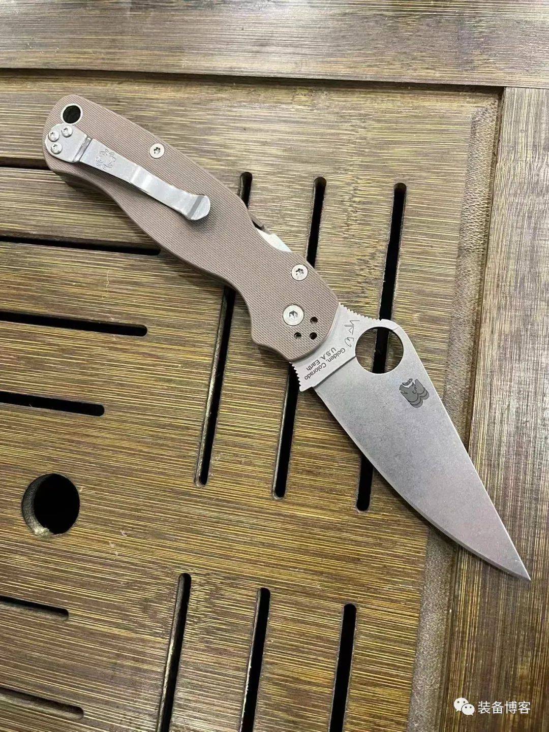 战术猛男的标配：spyderco C81