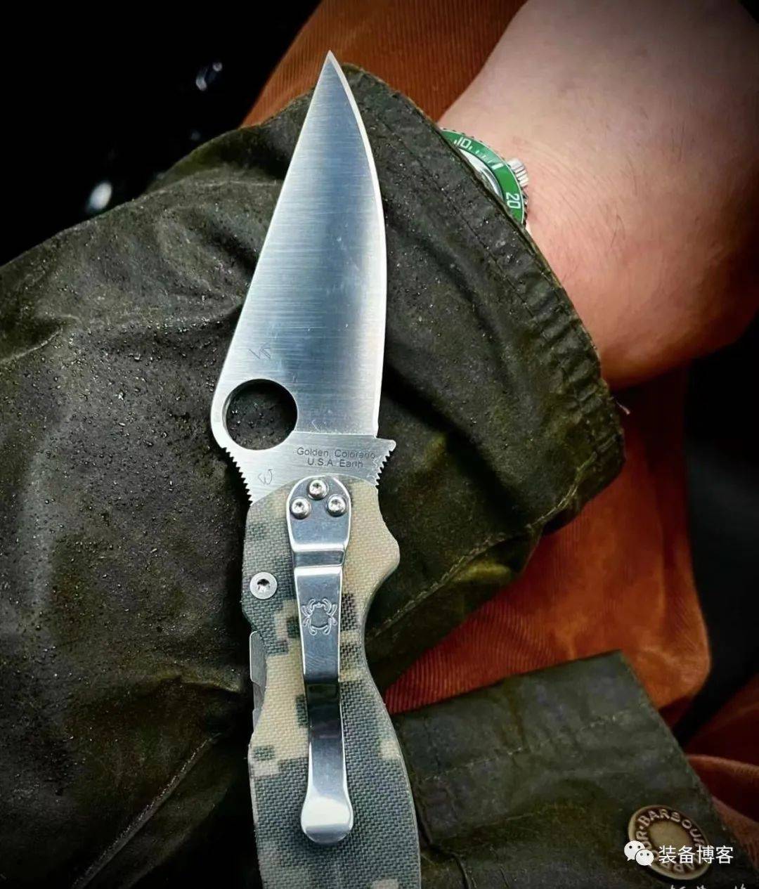 战术猛男的标配：spyderco C81