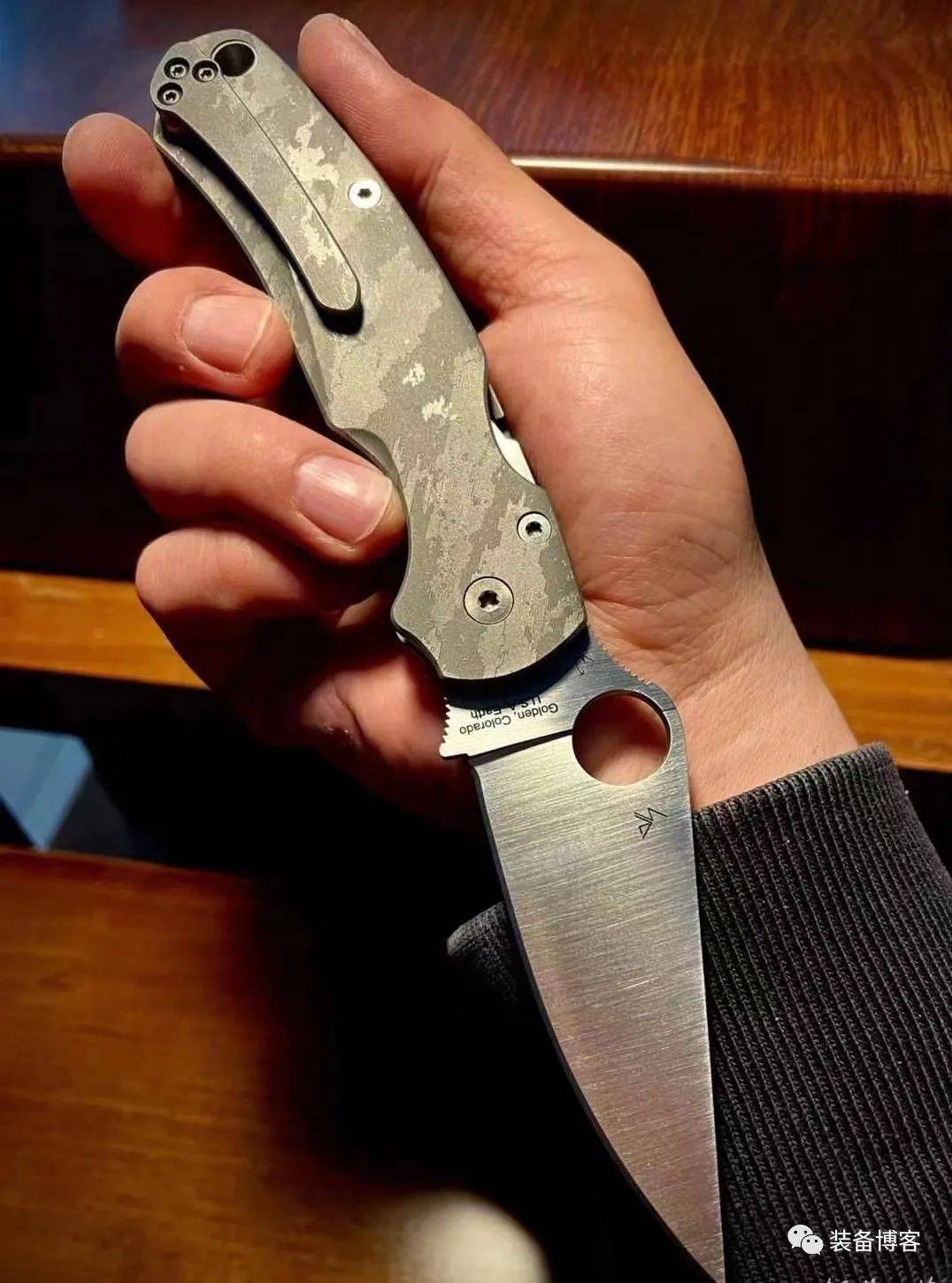 战术猛男的标配：spyderco C81