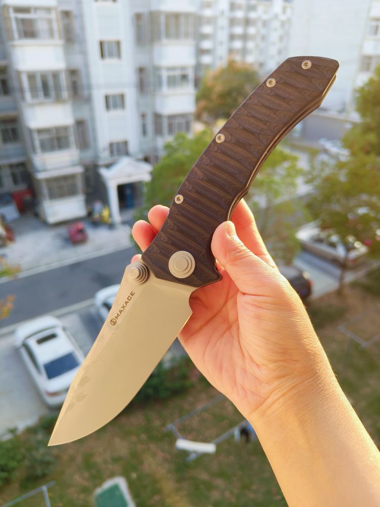 🚫 Maxace Knives 沙尘暴 K110钢 G10柄 380