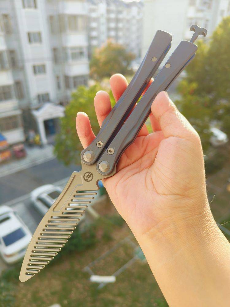 【特惠】Maxace Knives 罗兰二代 M390刃 钛合金柄 蓝色 MLR205 原价998 促销价750
