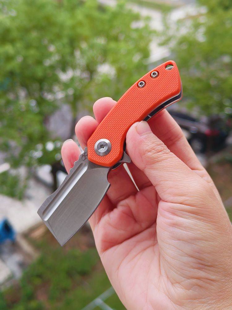 Kansept Knives Mini Korvid 154CM钢 G10柄 T3030A7 橙色