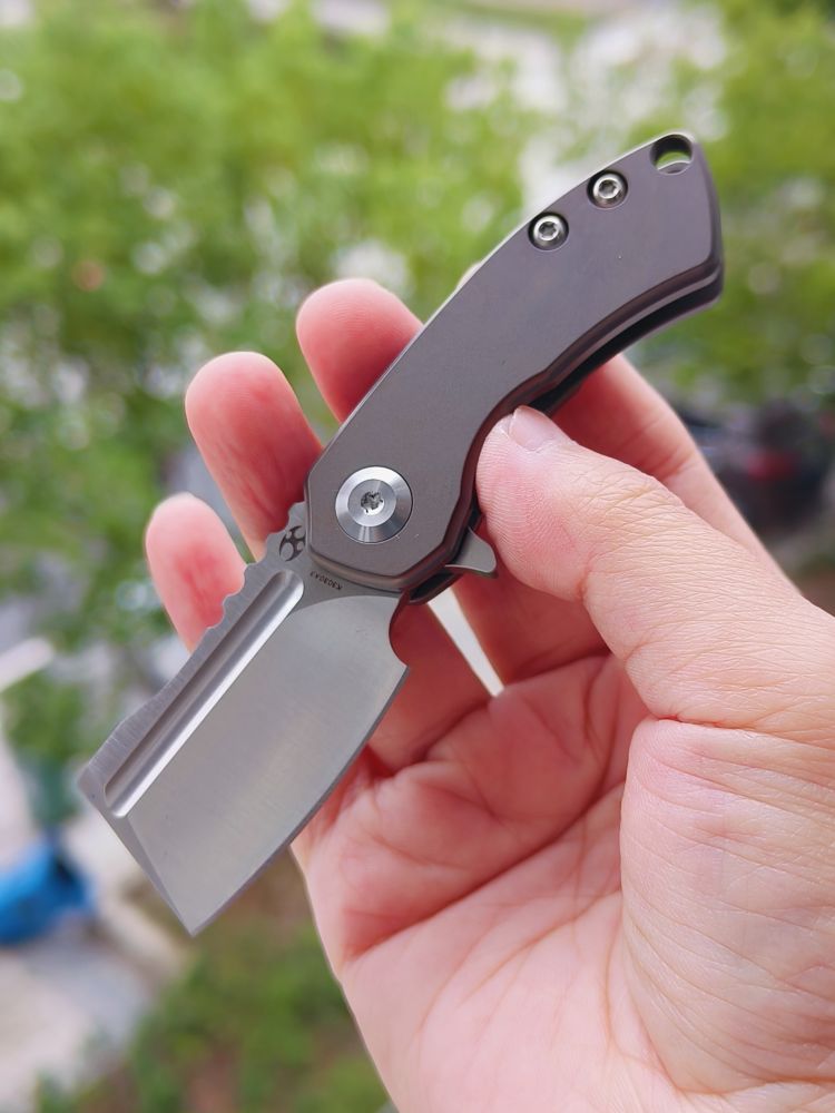 Kansept Knives Mini Korvid S35VN钢 钛合金柄 K3030A3