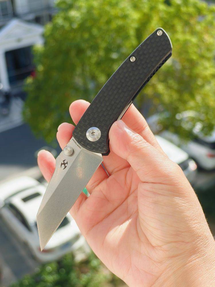 Kansept Knives 154CM钢 碳纤维柄 T2015A3
