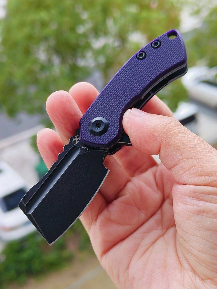 Kansept Knives Mini Korvid 154CM钢 G10手柄 T3030A3 紫色