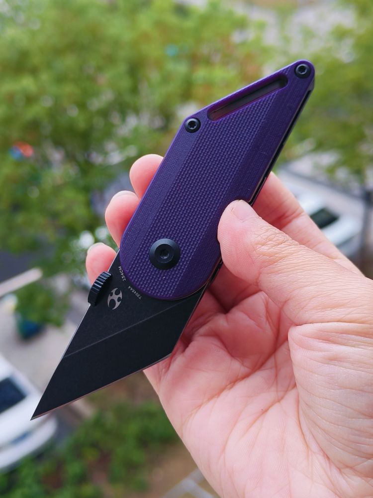 【售完】Kansept Knives Dash 154CM钢 G10手柄 T3045A4 紫色 原价468 特惠220