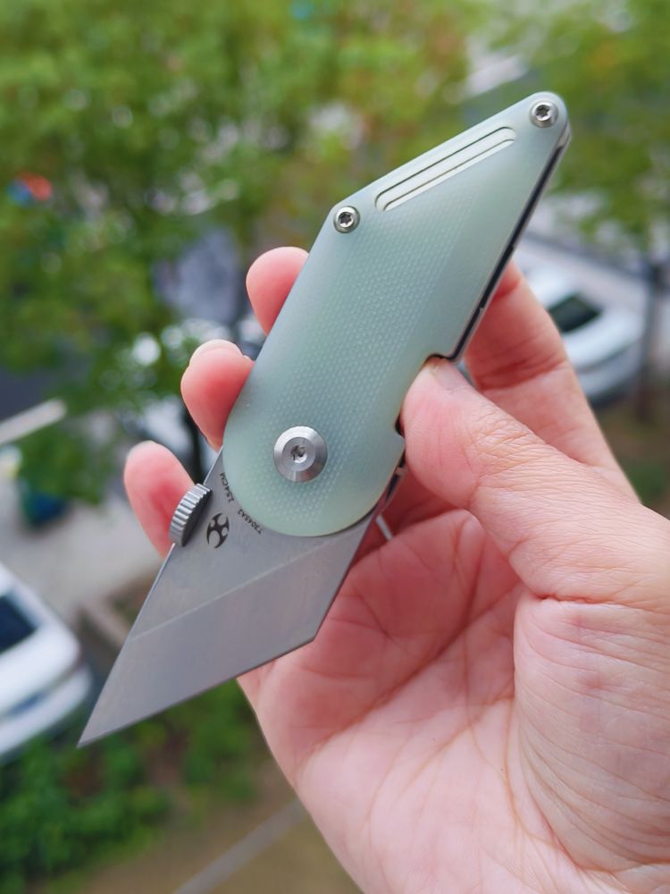 Kansept Knives DASH 154CM钢 G10柄 T3045A2 玉色