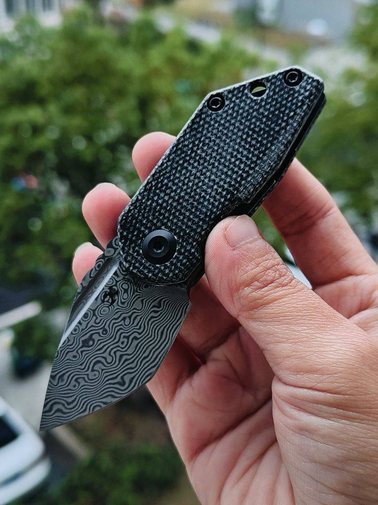 Kansept Knives RIO 大马士革钢 米卡塔手柄 K3044D1 原价680 特惠380