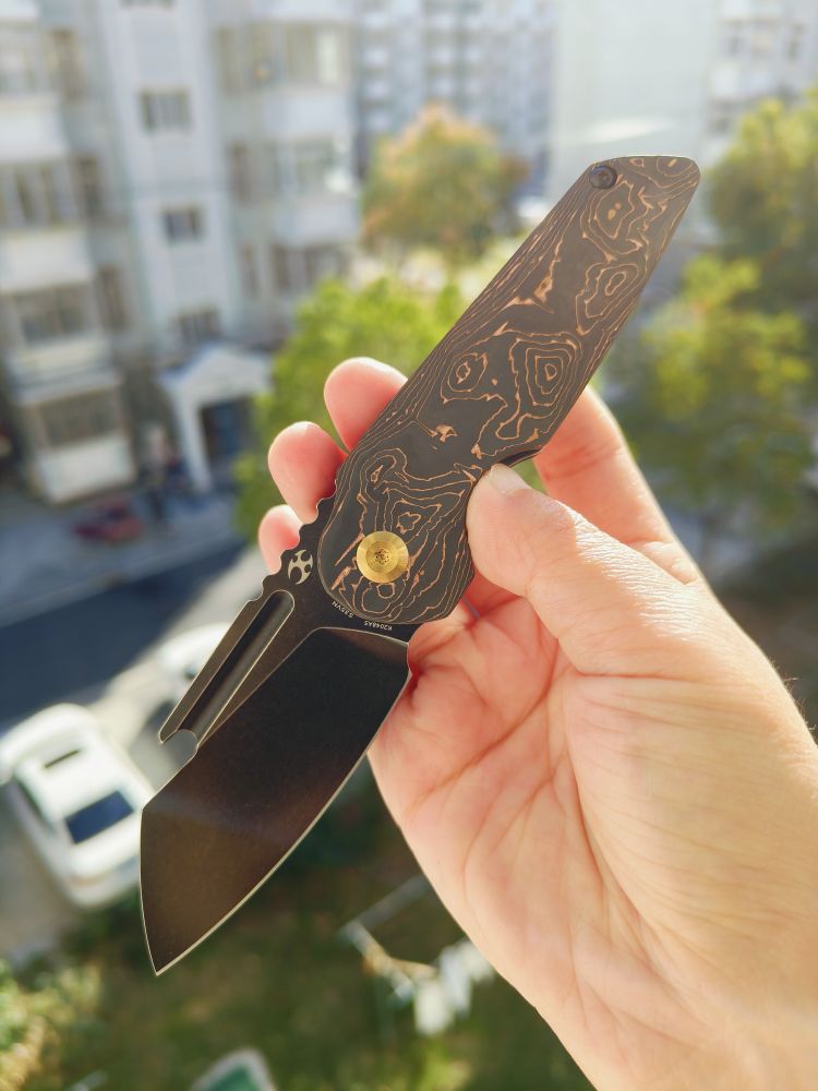 【售完】Kansept Knives CPM-S35VN钢 碳纤维柄 K2048A5 原价1050 特惠650