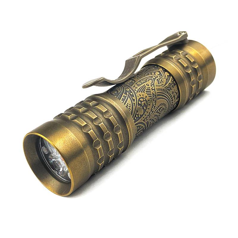 CWF Flashlight 高端定制黄铜EDC手电