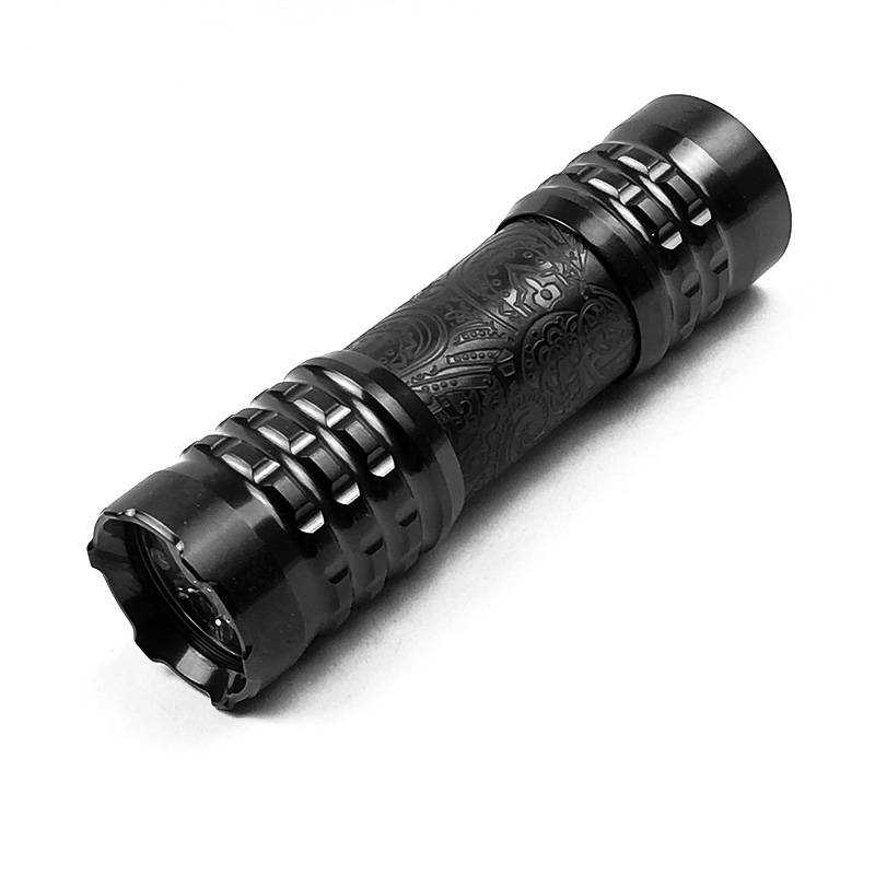CWF Flashlight 高端定制钛合金EDC手电 DLC镀黑