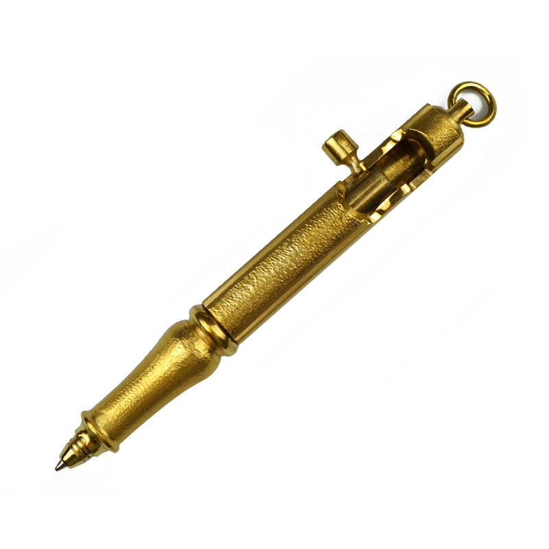 Hidetoshi Nakayama 中山英俊黄铜枪栓笔