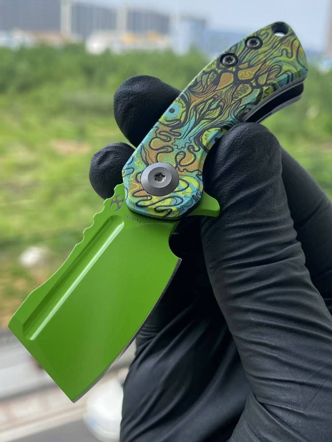 Kansept Knives Mini Korvid 154CM钢 G10柄 T3030B2 绿色 480