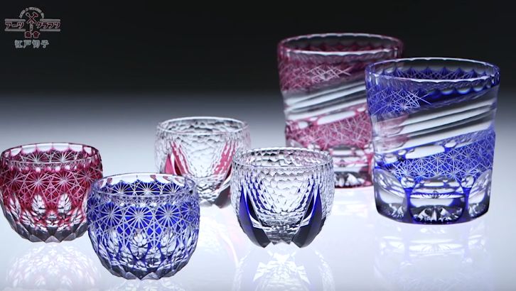 玻璃杯也可以成为工艺品——江户硝子与江户切子
