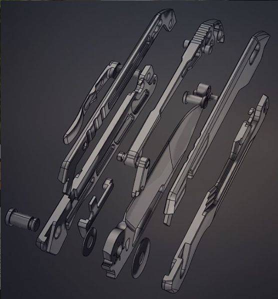 Snecx - 折刀中的变形金刚