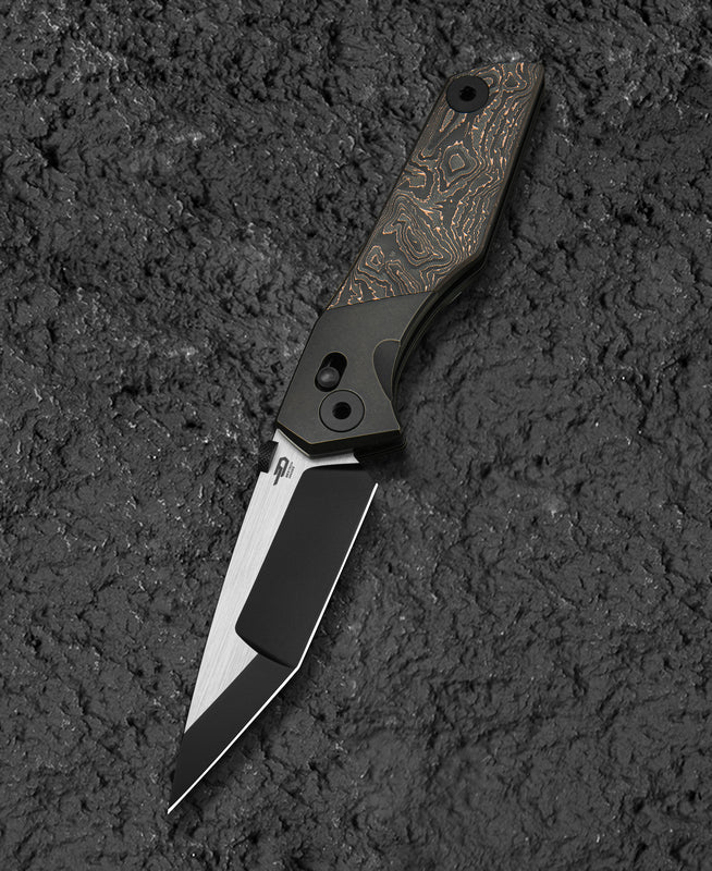 Bestech Knives CETUS M390钢 钛合金+碳纤维柄 BT2304D 2360