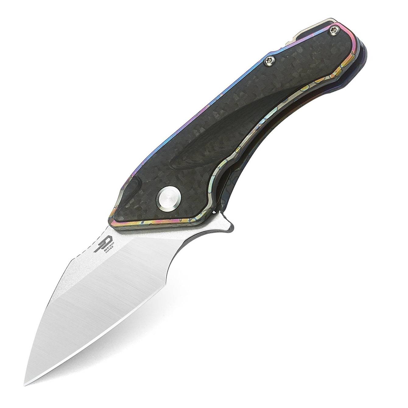 Bestech Knives Goblin CPM-S35VN钢 钛合金镶嵌碳纤维柄 BT1711D 1180