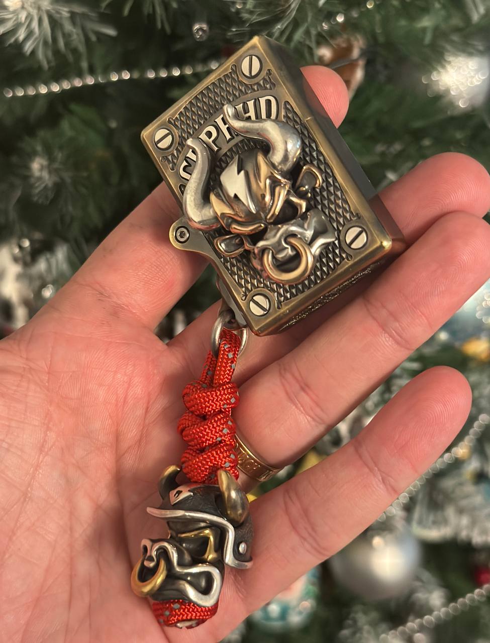 铜斑蛇Cpprhd手工定制煤油打火机 2024款