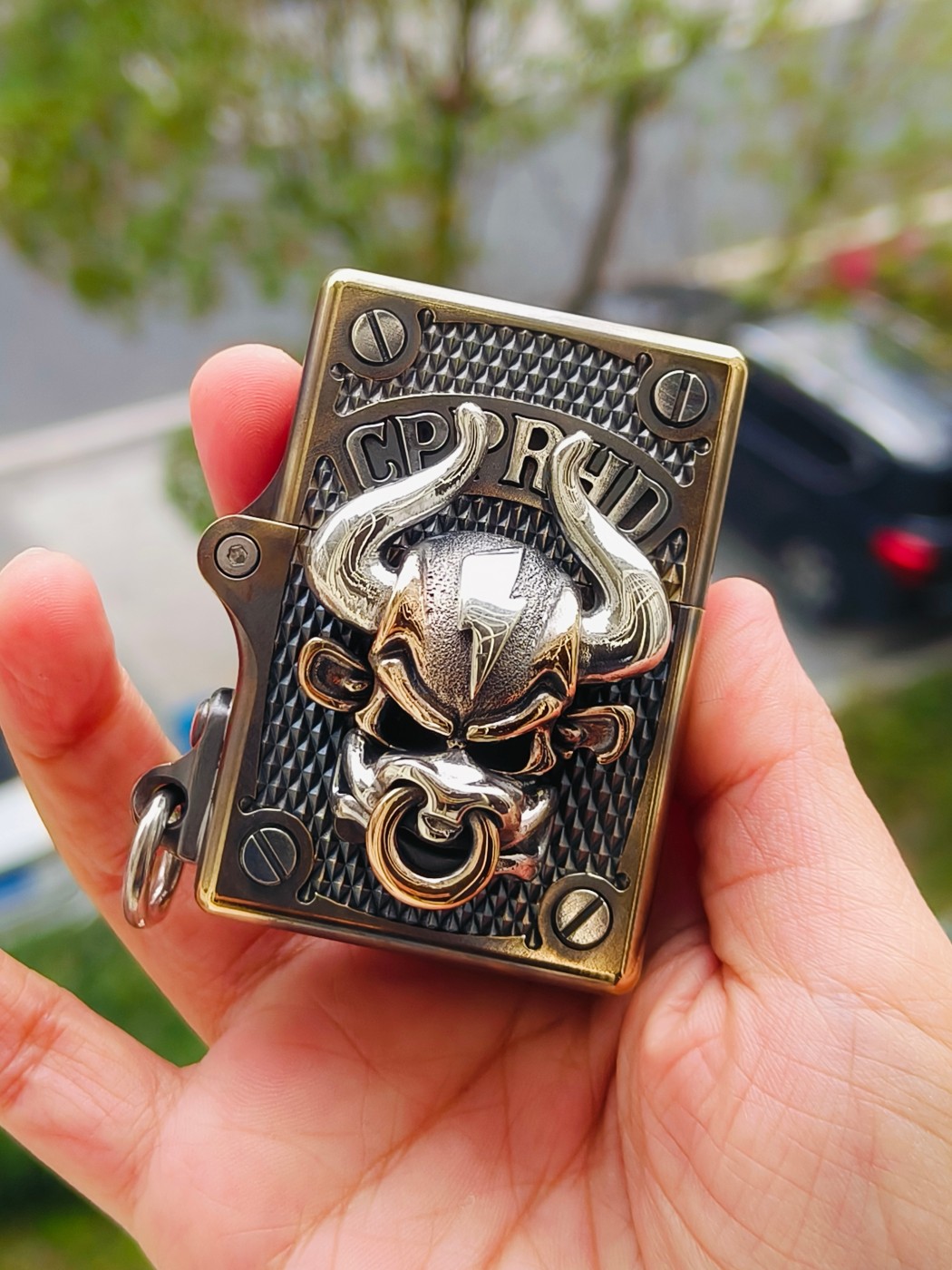 Cpprhd 俄罗斯铜斑蛇定制牛头打火机 18800