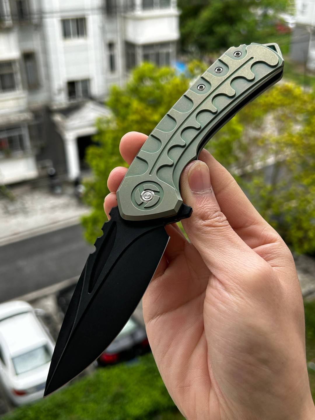 Bestech Knives Buwaya M390钢 钛合金柄 BT2203D 2560