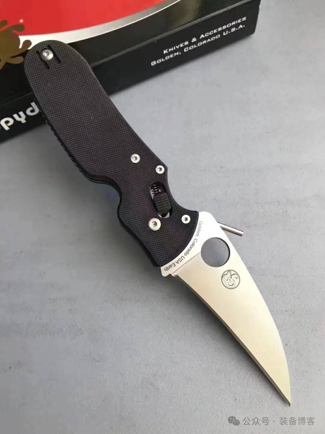 Spyderco P'Kal C103GP 折刀：丑到极致便是帅？