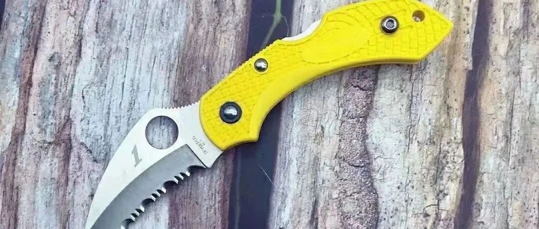 Spyderco蜘蛛 C28SYL2HB 蜻蜓折刀：超耐腐蚀的H1钢