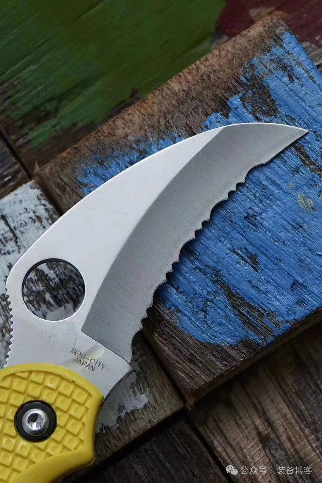 Spyderco蜘蛛 C28SYL2HB 蜻蜓折刀：超耐腐蚀的H1钢