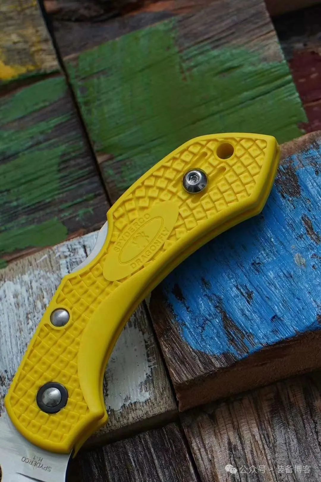 Spyderco蜘蛛 C28SYL2HB 蜻蜓折刀：超耐腐蚀的H1钢