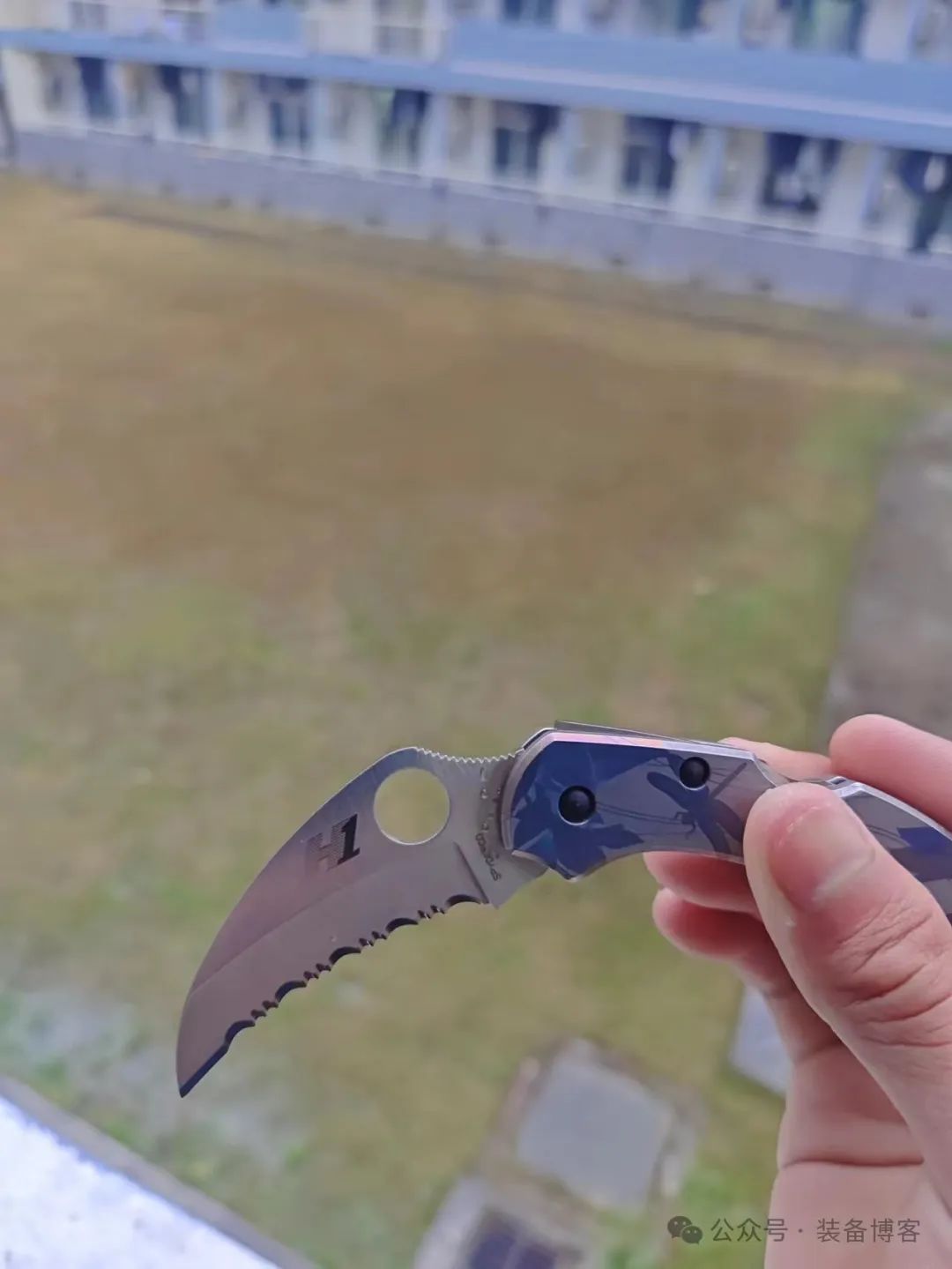 Spyderco蜘蛛 C28SYL2HB 蜻蜓折刀：超耐腐蚀的H1钢