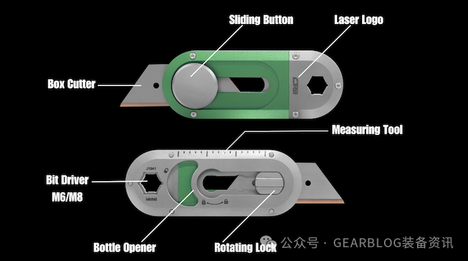 CJRB公司推出多功能Breeze迷你美工刀