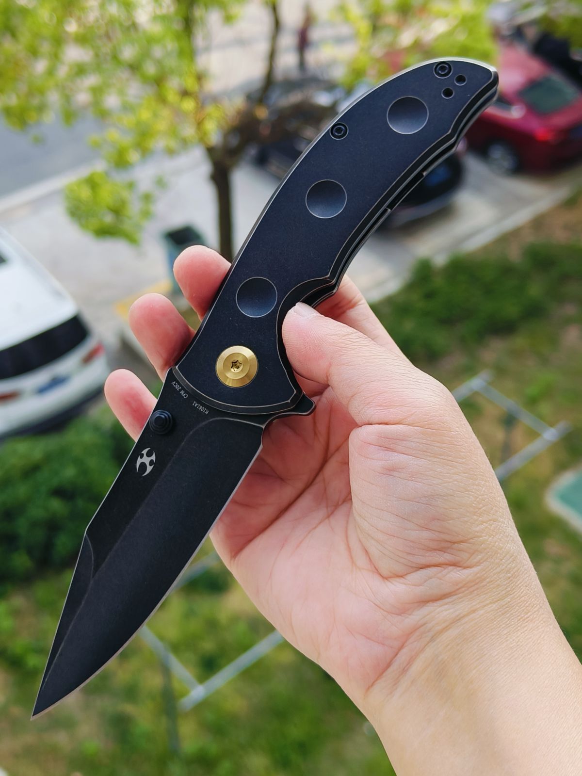 【特惠】Kansept Rei CPM-20CV钢 钛柄 K1061A1 黑色 原价1120 特惠650