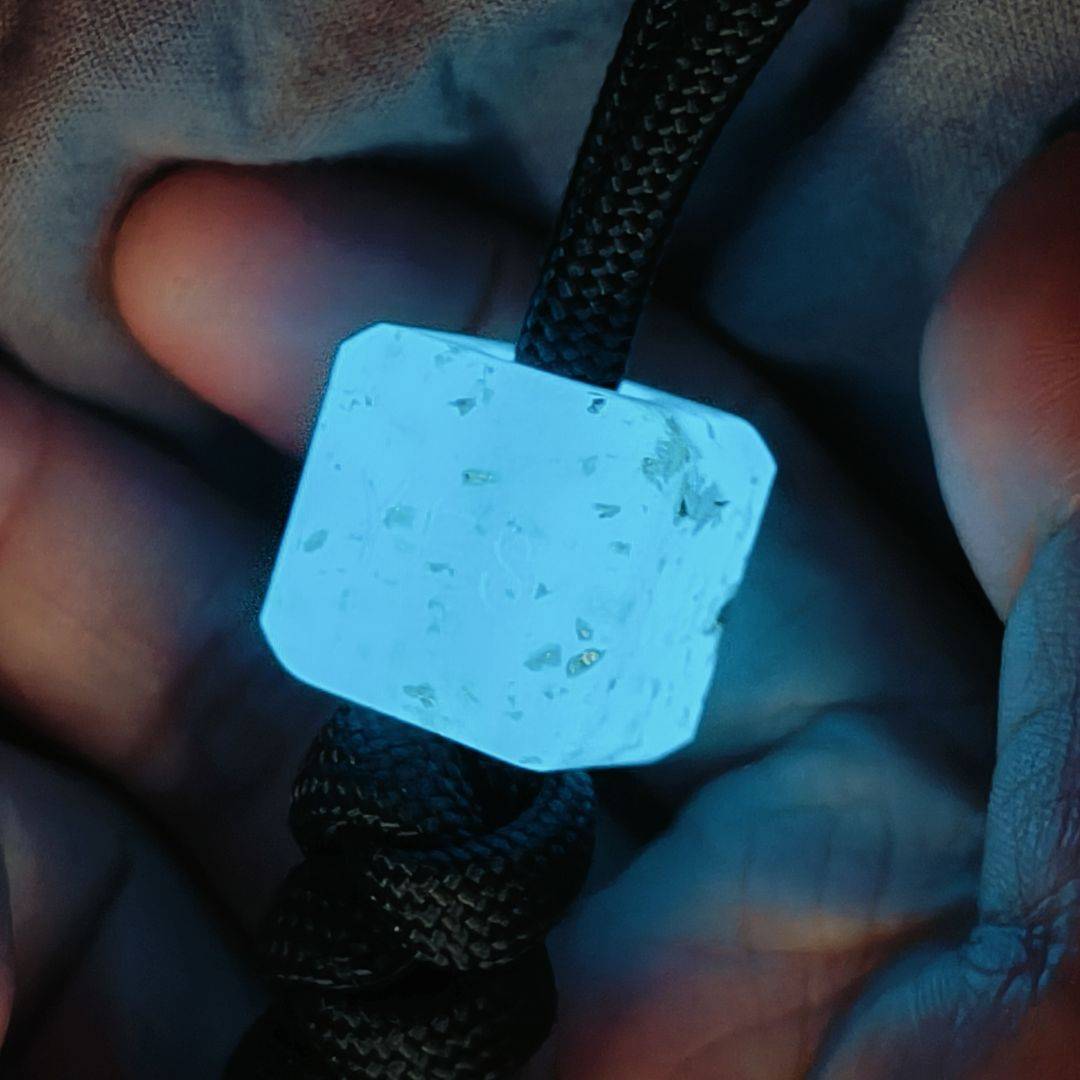 SSD工作室 金箔夜光树脂夜光刀坠 伞绳刀坠 28