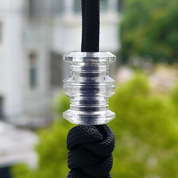 SSD工作室 白色蓝色树脂刀坠 伞绳刀坠配饰 28