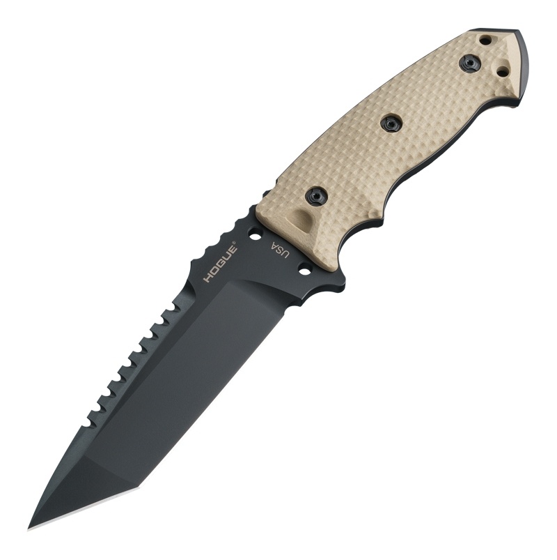 Hogue EX-F01 A2工具钢 G10柄 35127 棕色 1990