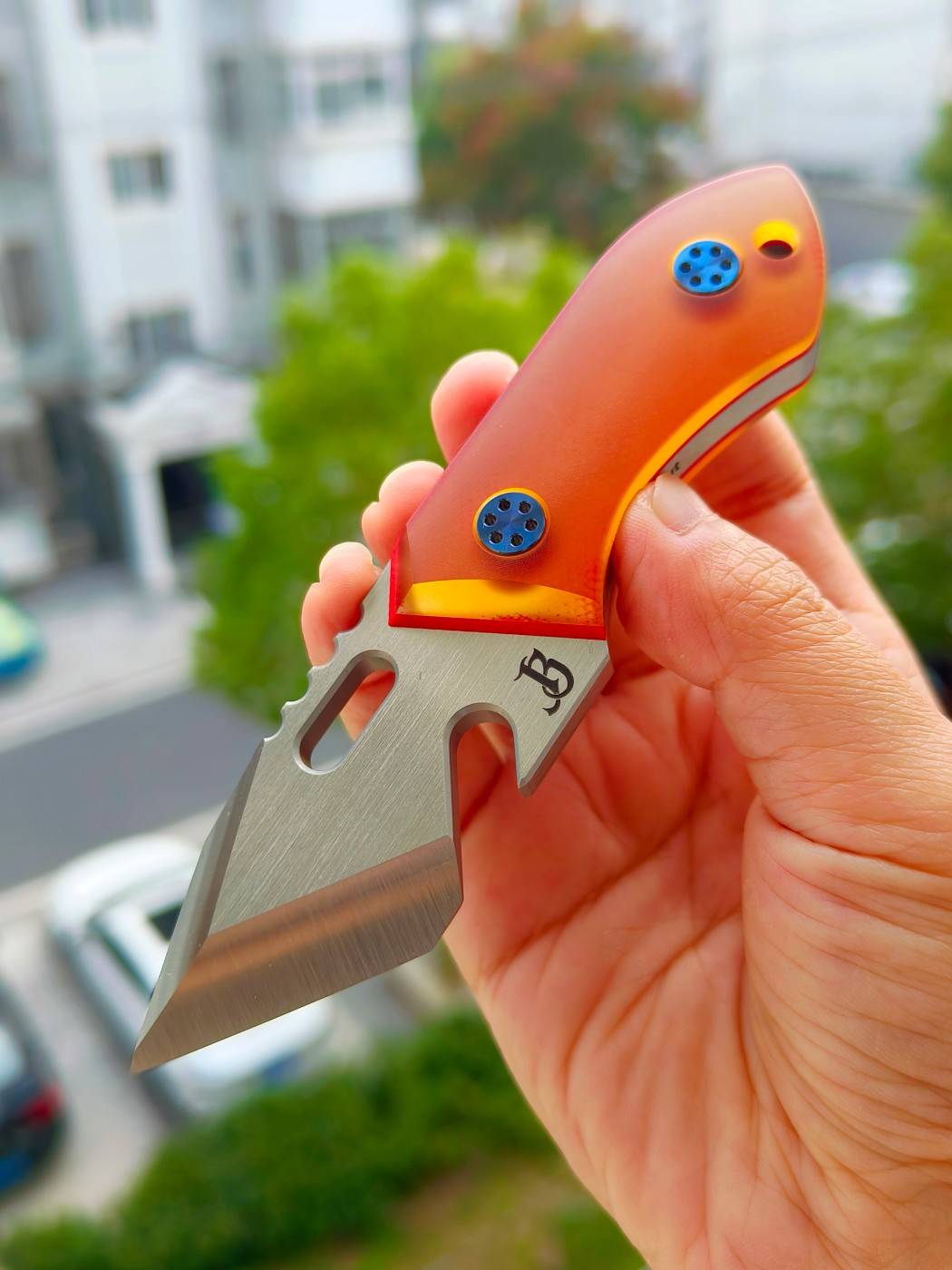 Mechforce Jensen Bergman CPM-MagnaCut钢 Ultem柄 PEI 橙色 2280