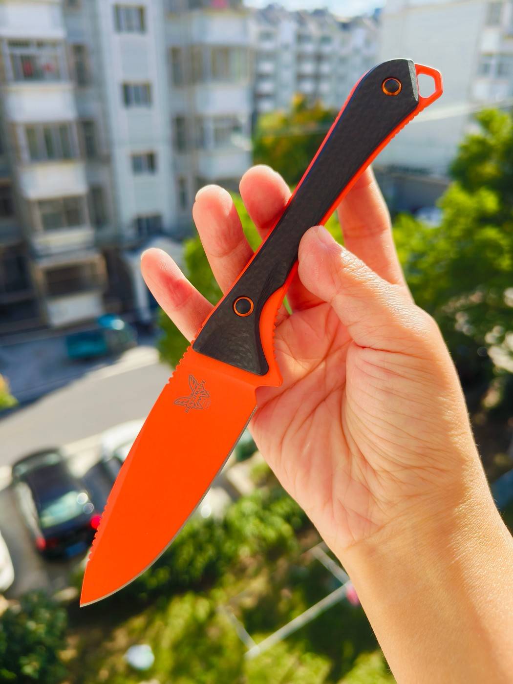 Benchmade Altitude-Blk CPM-S90V钢 碳纤维柄 15201OR 黑色 2090