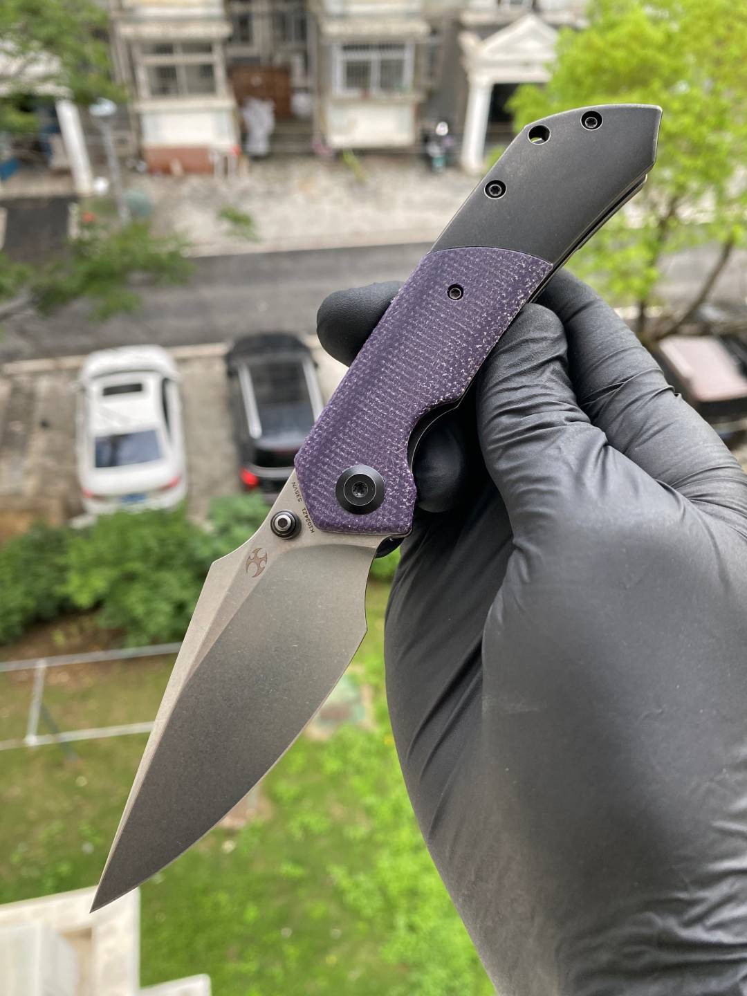 Kansept Fenrir CPM-S35VN钢 碳纤维+钛柄 K1034Z1