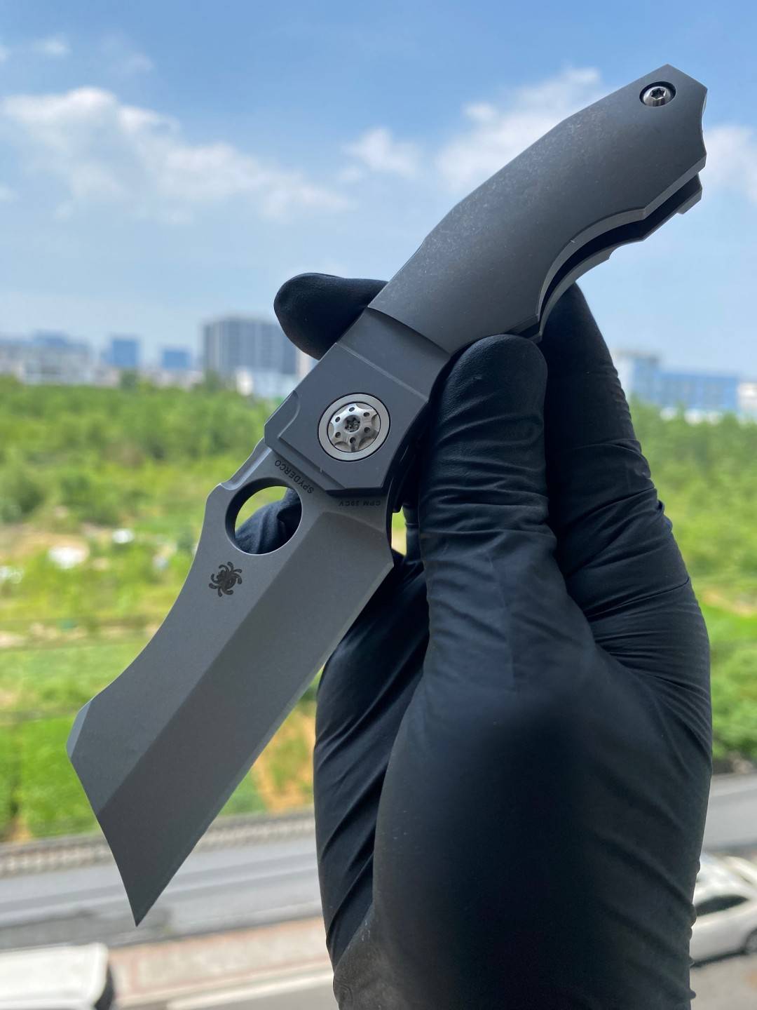 Spyderco C260TIP CPM-20CV钢 钛柄 3280
