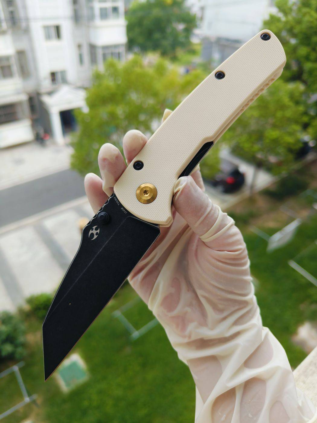 【特惠】Kansept 154CM钢 G10柄 T1015E3 白色 原价560 特惠360