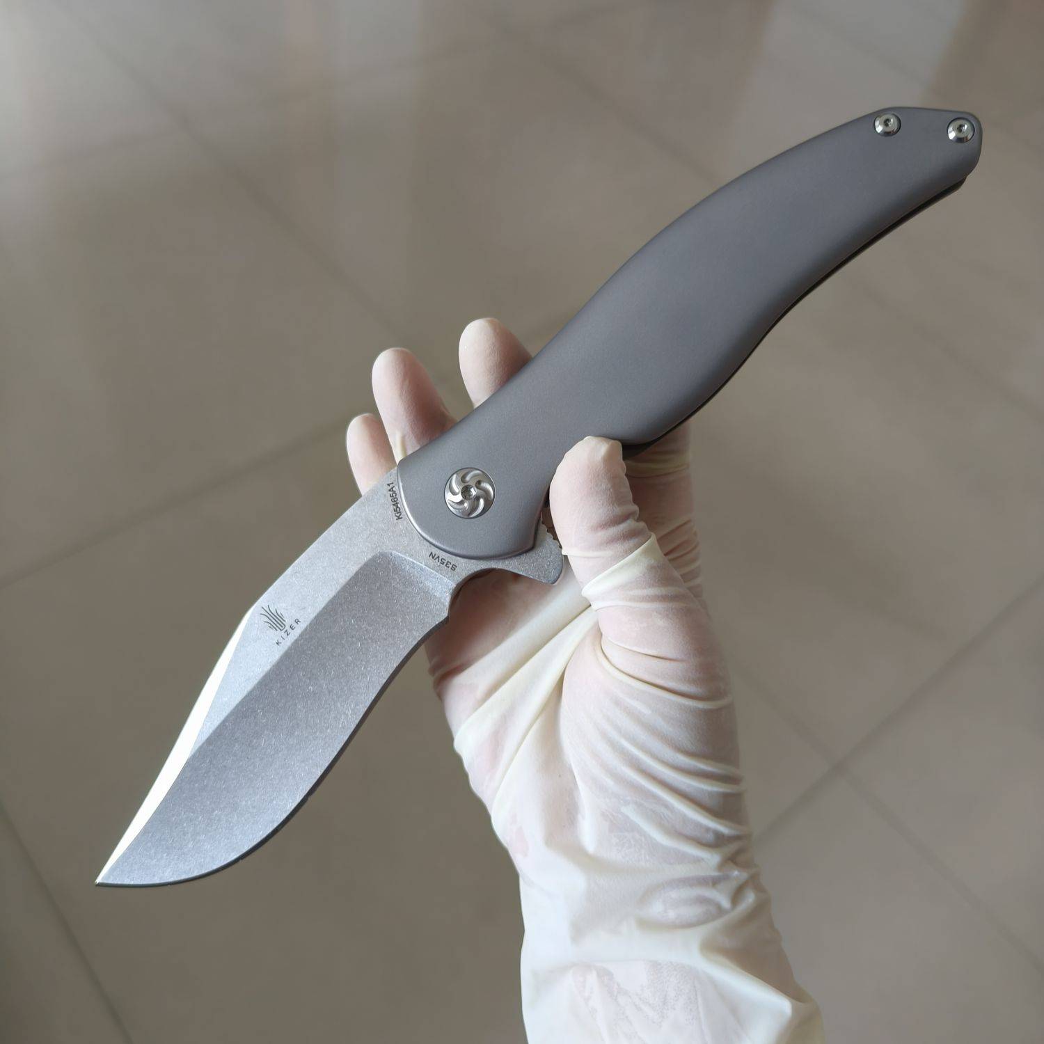 【售完】Kizer Knives S35VN钢 钛柄 Ki5464A1 原价1860 特价780