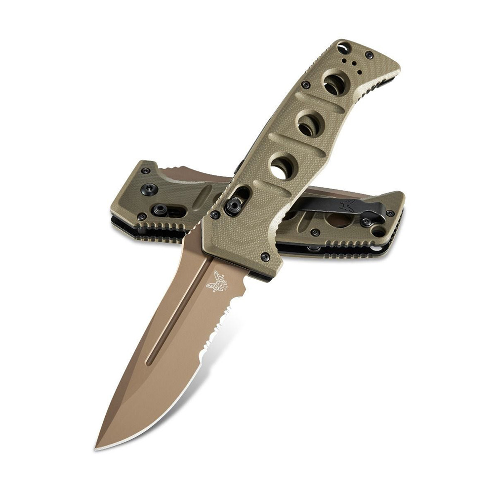 Benchmade Auto Adamas CPM-CruWear钢 G10柄材 2750SFE-2 OD绿色 2799