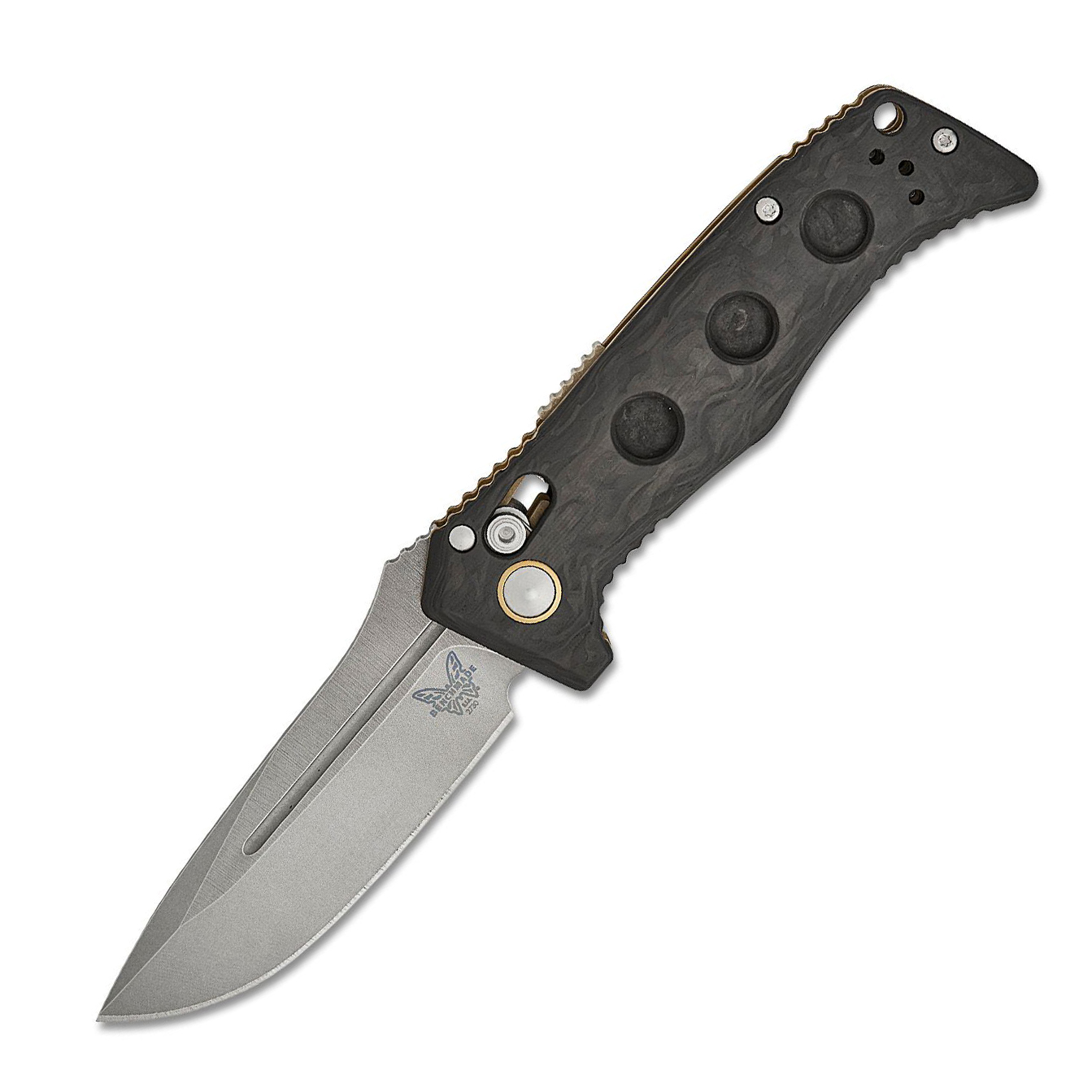 Benchmade Shane Sibert Mini Adamas AUTO CPM-Magnacut钢 碳纤维柄 2730-03 3200