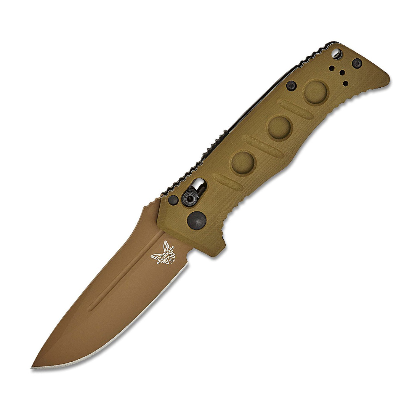 Benchmade Mini Adamas AUTO CPM-CruWear钢 G10柄 2730FE-2 沙色 2360