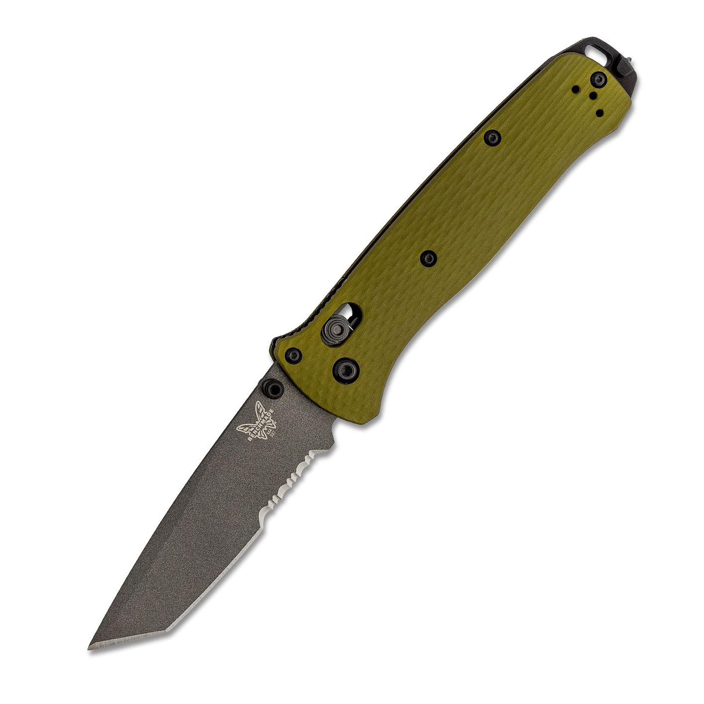 Benchmade Bailout AXIS CPM-M4钢 铝柄 537SGY-1 绿色 2100