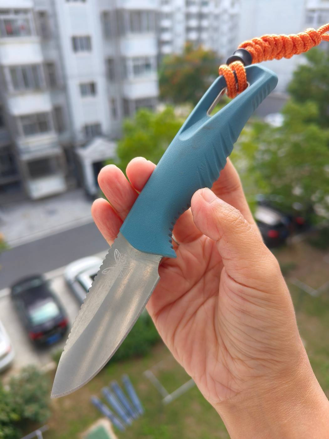 Benchmade Water Intersect Pocket CPM-MagnaCut钢 尼龙注塑柄 18050 蓝色 1450