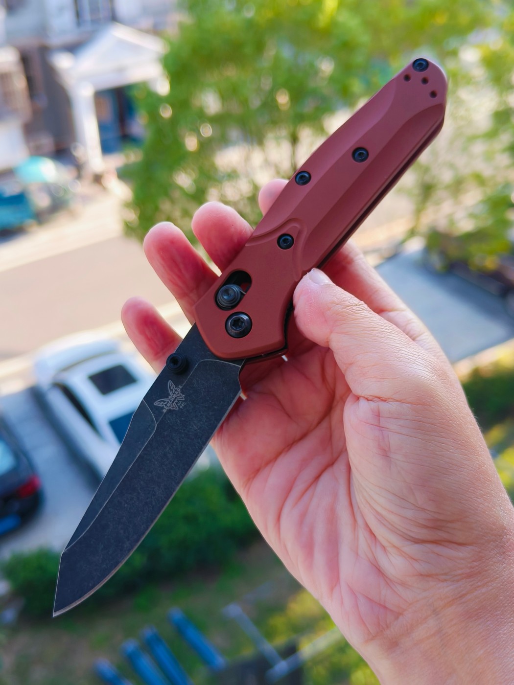 Benchmade MINI OSBORNE CPM-Magnacut钢 铝合金柄 945BK-03 铜色 1900