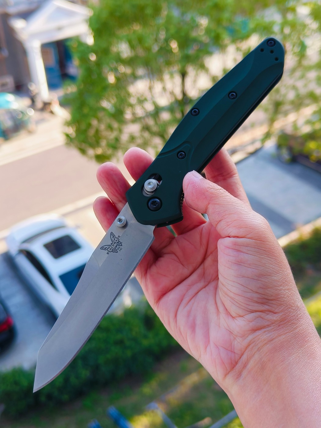 Benchmade Osborne S30V钢 铝柄 940 军绿色 1680