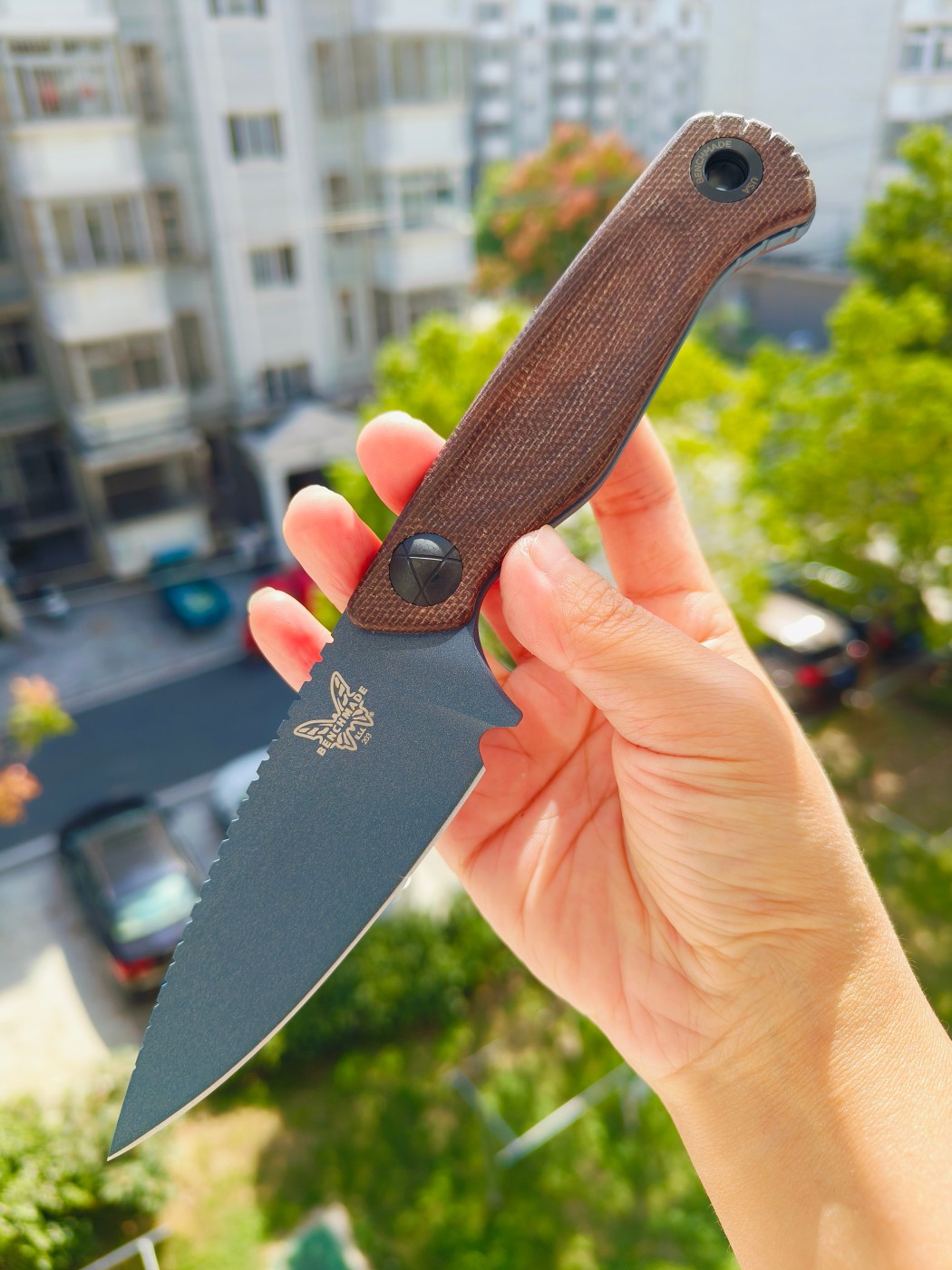 🔥Benchmade DACIAN CPM-MagnaCut钢 米卡塔柄 203BT-01 蓝色 2290