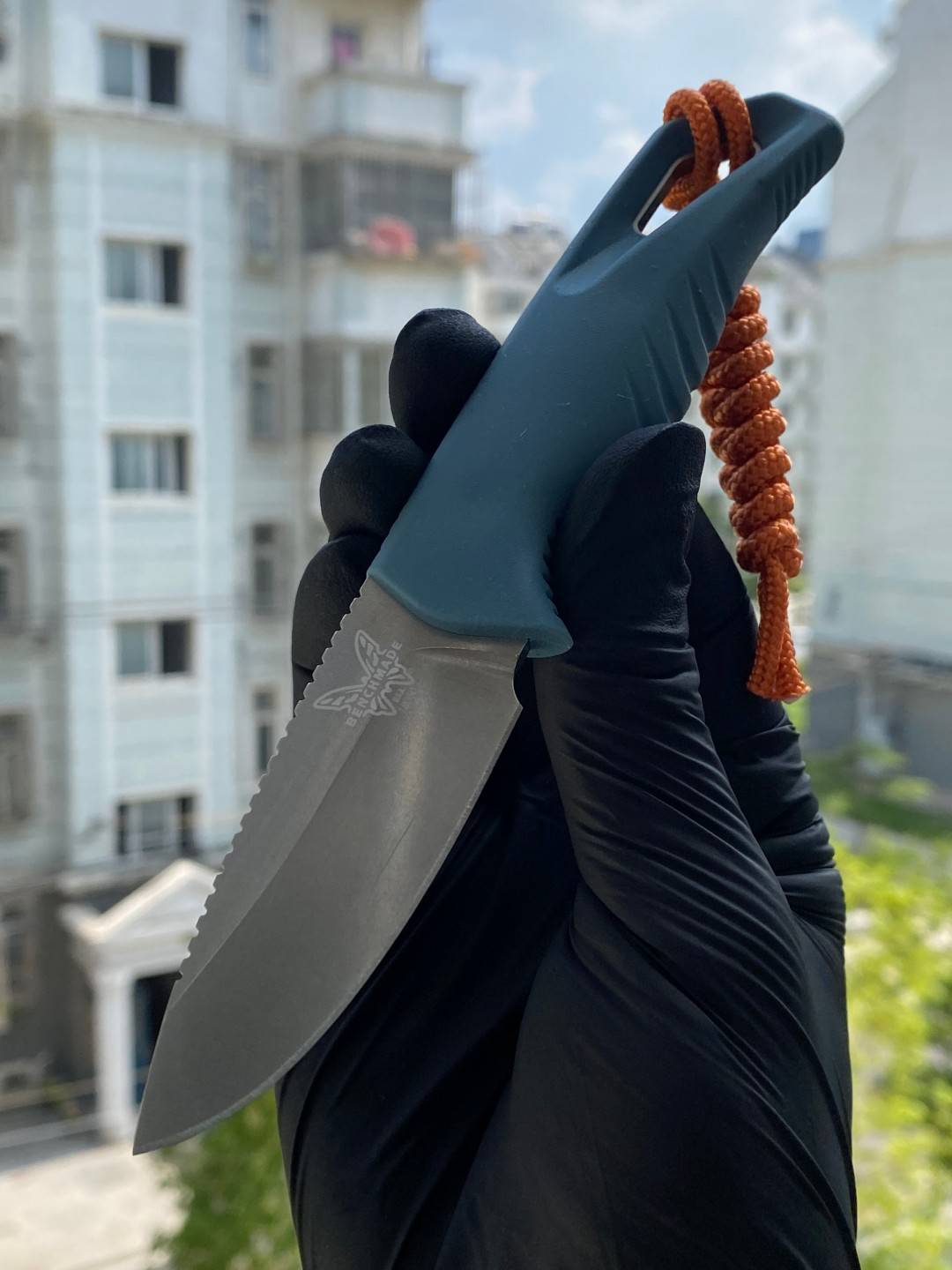 Benchmade Water Intersect Pocket CPM-MagnaCut钢 尼龙注塑柄 18050 蓝色 1450