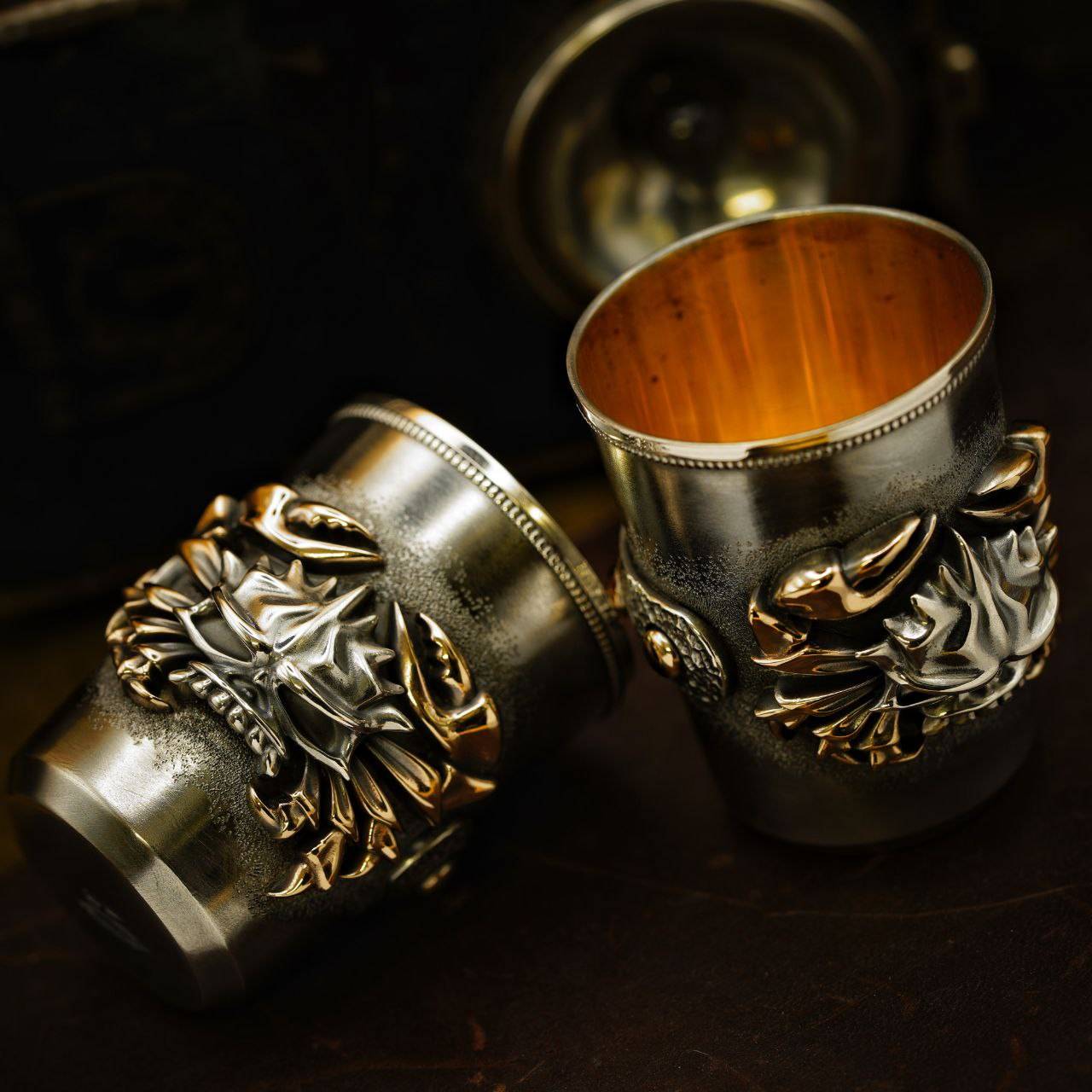 Cpprhd Metal Work 俄罗斯铜斑蛇1960年制酒杯定制